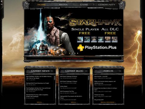 PlayStation - Starhawk Website - Home Rotator1